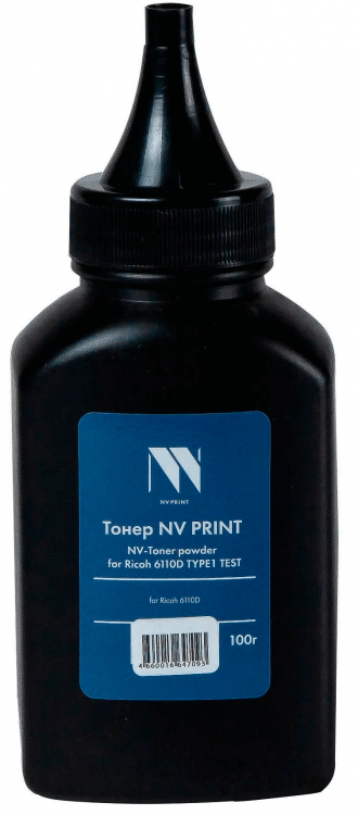 Тонер NV Print для принтеров Ricoh 6110D TYPE1 (100G) (TEST)
