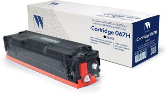 Картридж NV Print 067HBk (NV-067HBk) Black для Canon i-SENSYS LBP631CW/ LBP633Cdw/ MF651Cw/ MF655Cdw/ MF657Cdw, чёрный, увеличенный, 3130 стр.