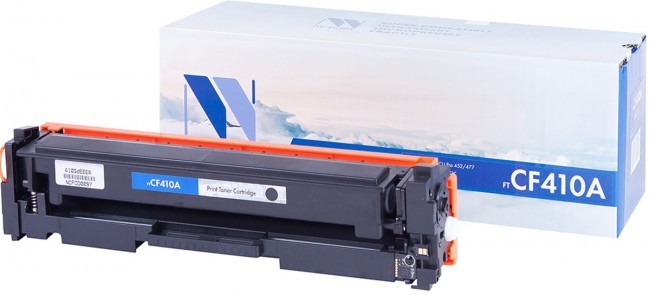 Картридж NV Print CF410A Черный для принтеров HP LaserJet Color Pro M377dw/ M452nw/ M452dn/ M477fdn/ M477fdw/ M477fnw, 2300 страниц
