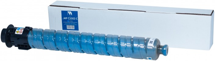 Картридж NV Print MPC3503 Cyan для принтеров Ricoh Aficio-MPC3003/ MPC3004/ MPC3503/ MPC3504, 18000 страниц