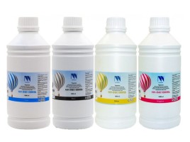 Чернила NV PRINT универсальные на водной основе, комплект 4 цвета по 1000 мл