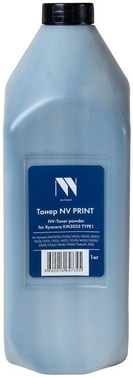 Тонер NV Print NV-KYO2035-TYPE1-1KG для принтеров Kyocera KM2035 TYPE1, 1кг