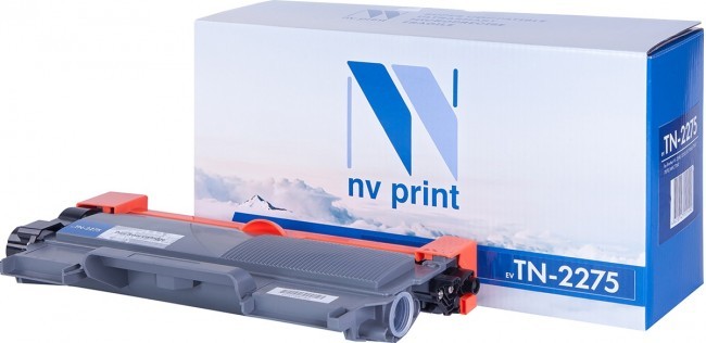 Картридж NV Print TN-2275 для принтеров Brother HL-2240R/ 2240DR/ 2250DNR/ DCP-7060DR/ 7065DNR/ 7070DWR/ MFC-7360NR/ 7860DWR/ FAX-2845R/ FAX-2940R, 2600 страниц