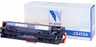 Картридж NV Print CE413A Пурпурный для принтеров HP LaserJet Color M351a/ M375nw/ M451dn/ M451dw/ M451nw/ M475dn/ M475dw, 2600 страниц