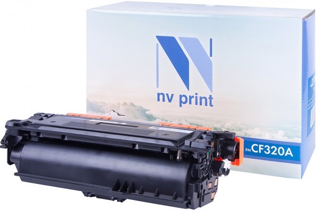 Картридж NV Print CF320A Черный для принтеров HP LaserJet Color M651dn/ M651n/ M651xh/ MFP-M680dn/ M680f/ Flow M680z, 11500 страниц