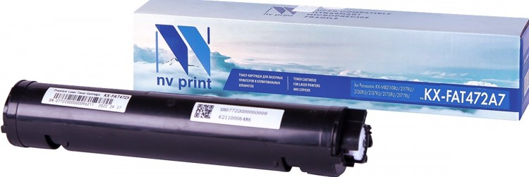 Картридж NV Print KX-FAT472A7 для принтеров Panasonic KX-MB2110RU/ 2117RU/ 2130RU/ 2137RU/ 2170RU/ 2177RU, 2000 страниц