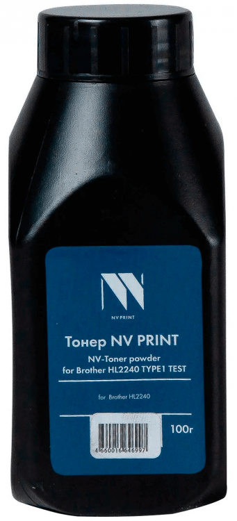 Тонер NV Print для принтеров Brother HL2240 TYPE1 (100G) (TEST)