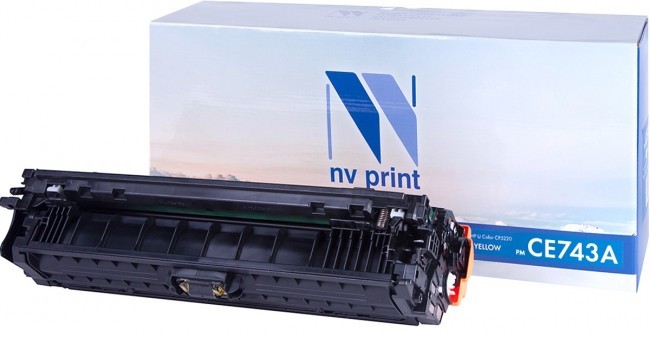 Картридж NV Print CE743A Пурпурный для принтеров HP LaserJet Color CP5220/ CP5225/ CP5225dn/ CP5225n, 7300 страниц