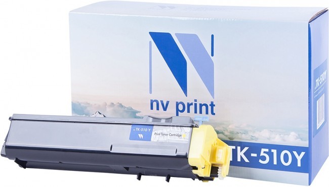 Картридж NV Print TK-510 Желтый для принтеров Kyocera FS-C5020N/ 5025N/ 5030N, 8000 страниц