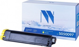 Картридж NV Print S050097 Желтый для принтеров Epson AcuLaser C900/ 1900, 4500 страниц