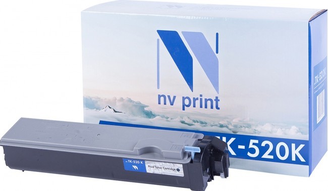 Картридж NV Print TK-520 Черный для принтеров Kyocera FS-C5015N, 6000 страниц