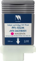 Картридж NV Print PFI-102M (NV-3631B001) Magenta для Canon ImagePROGRAF iPF500/ iPF510/ iPF600/ iPF610, пурпурный, 130 мл