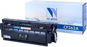 Картридж NV Print CF362A Желтый для принтеров HP LaserJet Color M552dn/ M553dn/ M553n/ M553x/ M577dn/ M577f/ M577c, 5000 страниц