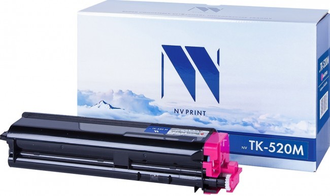 Картридж NV Print TK-520 Пурпурный для принтеров Kyocera FS-C5015N, 4000 страниц