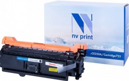 Картридж NV Print CE250A/ 723 Черный для принтеров HP LaserJet Color CM3530/ CM3530fs/ CP3525dn/ CP3525n/ CP3525x/ Canon i-SENSYS LBP-7750Cdn, 5000 страниц