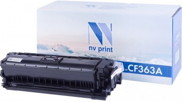Картридж NV Print CF363A Пурпурный для принтеров HP LaserJet Color M552dn/ M553dn/ M553n/ M553x/ M577dn/ M577f/ M577c, 5000 страниц