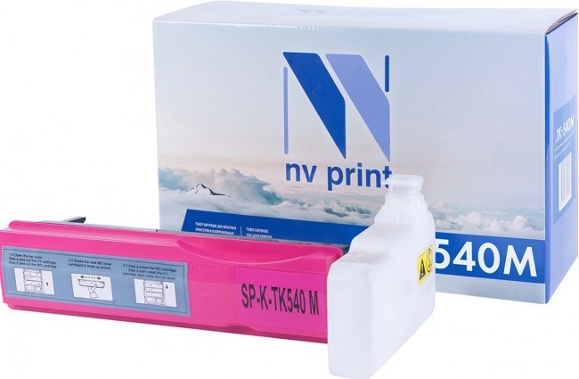 Картридж NV Print TK-540 Пурпурный для принтеров Kyocera FS-C5100, 4000 страниц
