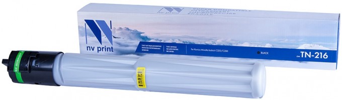 Картридж NV Print TN-216 Черный для принтеров Konica Minolta bizhub C220/ C280, 29000 страниц