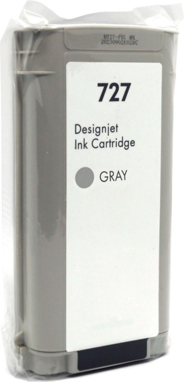 Картридж NV Print №727 (NV-B3P24A) Gray для HP DesignJet T920/ T930/ T1500/ T1530/ T2500/ T2530, серый, 130 мл