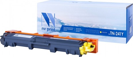 Картридж NV Print TN-241 Желтый для принтеров Brother HL-3140CW/ 3150CDW/ 3170CDW/ DCP-9020CDW/ MFC-9140CDN/ 9330CDW/ 9340CDW, 1400 страниц