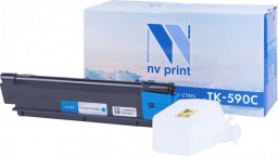 Картридж NV Print TK-590 Голубой для принтеров Kyocera FS-C2026MFP/ C2126/ C2526MFP/ C2626/ C5250DN/ P6026cdn/ M6026cdn/ M6526cdn, 5000 страниц