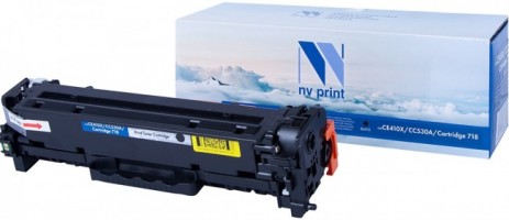 Картридж NV Print CE410X/ CC530A/ 718 Черный для принтеров HP LaserJet Color M351a/ M375nw/ M451dn/ M451dw/ M451nw/ M475dn/ M475dw/ CP2025/ CP2025dn/ CP2025n/ MFP-CM2320fx/ CM2320n/ Canon i-SENSYS LBP-7200Cdn/ 7210Cdn/ 7660, 4000 страниц