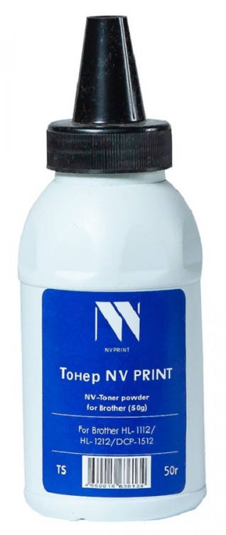 Тонер NV Print NV-Brother для принтеров Brother HL-1112/ HL-1212/ DCP-1512, 50г