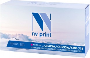 Картридж NV Print CE413A/ CC533A/ 718 Пурпурный для принтеров HP LaserJet Color M351a/ M375nw/ M451dn/ M451dw/ M451nw/ M475dn/ M475dw/ CP2025/ CP2025dn/ CP2025n/ MFP-CM2320fx/ CM2320n/ Canon i-SENSYS LBP-7200Cdn/ 7210Cdn/ 7660, 2800 страниц