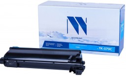 Картридж NV Print NV-TK-570 Голубой для принтеров Kyocera FS-C5400DN/ ECOSYS P7035cdn, 12000 страниц