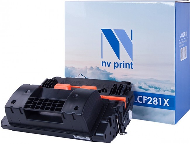 Картридж NV Print CF281X для принтеров HP LaserJet Enterprise M605dn/ n/ x/ 606dn/ x/ MFP-M630dn/ f/ h/ z, 25000 страниц