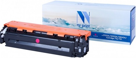 Картридж NV Print CF213A/ CE323A/ CB543A/ 716/ 731 Пурпурный для принтеров HP LaserJet Color Pro M251n/ M251nw/ M276n/ M276nw/ CP1525n/ CP1525nw/ CM1415fn/ CM1415fnw/ CP1215/ CM1312/ CM1312nfi/ CP1215/ Canon i-SENSYS LBP5050/ LBP5050n/ MF8, 1600 страниц