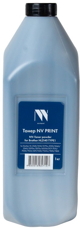 Тонер NV Print NV-HL2140-TYPE1-1KG для принтеров Brother HL2140 TYPE1, 1кг