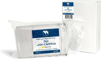 Картридж NV Print №761 (NV-CM992A) Yellow для HP DesignJet T7100/ T7200, жёлтый, 400 мл