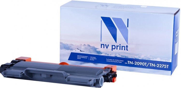 Картридж NV Print TN-2090T/ TN-2275T UNIV для принтеров Brother HL-2132R/ 2240/ 2250/ DCP7057R/ 7060, 2500 страниц