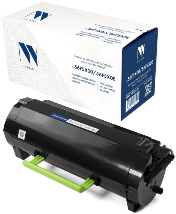Картридж NV Print 56F5X00/56F5X0E (NV-56F5X00/56F5X0E) для Lexmark MX622/ MX521/ MX421/ MX321/ MS622/ MS621/ MS521/ MS421/ MS321, чёрный, увеличенный, 20000 стр. Картридж NV Print 56F5X00/56F5X0E (NV-56F5X00/56F5X0E) для Lexmark MX622/ MX521/ MX421/ MX321/ MS622/ MS621/ MS521/ MS421/ MS321, чёрный, увеличенный, 20000 стр.