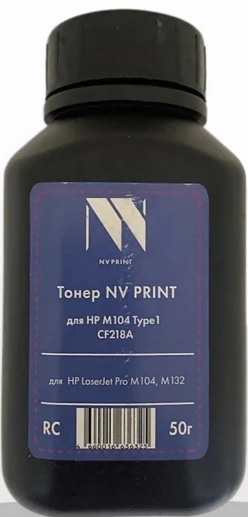 Тонер NV Print NV-HP для принтеров HP LJ M104/ M132, type1, 50г