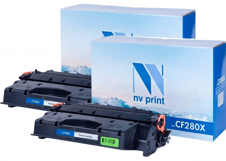 Картридж NV Print NV-CF280X-SET2 для принтеров HP LaserJet Pro 400 MFP M425dn/ 400 MFP M425dw/ 400 M401dne/ 400 M401a/ 400 M401d/ 400 M401dn/ 400 M401dw, (2 шт) 6900 страниц