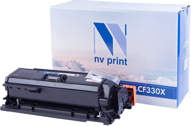 Картридж NV Print CF330X Черный для принтеров HP LaserJet Color M651dn/ M651n/ M651xh, 20500 страниц