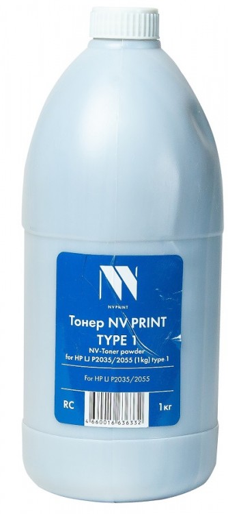 Тонер NV Print NV-HP для принтеров HP LJ P2035/ 2055, type1, 1кг