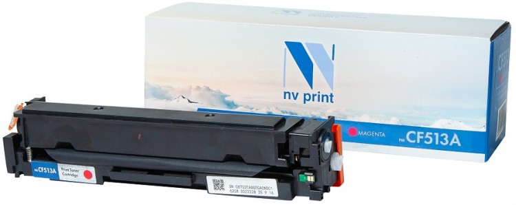 Картридж NV Print CF513A Magenta для принтеров HP LaserJet Pro M154a/ M154nw/ MFP M180n/ MFP M181fw, 900 страниц