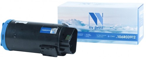 Картридж NV Print 106R03912 Cyan для принтеров Xerox VersaLink C600/ C605, 10100 страниц