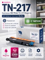 Картридж NV Print TN-217 M Пурпурный для принтеров Brother MFC-L3770CDW/ DCP-L3550CDW/ HL-L3230CDW, 2300 страниц