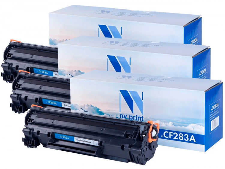 Картридж NV Print NV-CF283A-SET3 для принтеров HP LaserJet Pro M201dw/ M201n/ M125r/ M125ra/ M225dn/ M225dw/ M225rdn/ M125rnw/ M127fn/ M127fw, (3шт) 1500 страниц