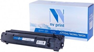 Картридж NV Print C7115A/ Q2624A/ Q2613A для принтеров HP LaserJet 1000w/ 1005w/ 1200/ 1200n/ 1220/ 3330mfp/ 3380/ 1150/ 1150n/ 1300/ 1300n, 2500 страниц