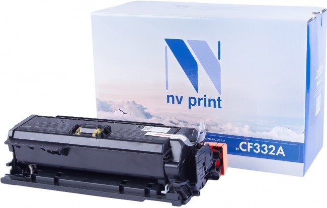 Картридж NV Print CF332A Желтый для принтеров HP LaserJet Color M651dn/ M651n/ M651xh, 15000 страниц