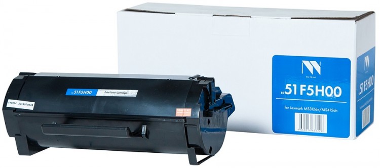 Картридж NV Print 51F5H00 для принтеров Lexmark MS312dn/ MS415dn, 5000 страниц
