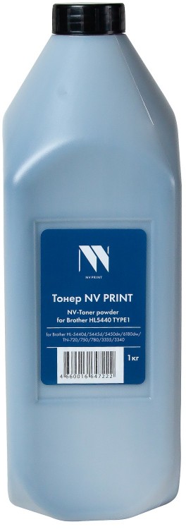 Тонер NV Print NV-HL5440-TYPE1-1KG для принтеров Brother HL5440 TYPE1, 1кг