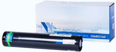 Картридж NV Print NV-106R01160 Голубой для принтеров Xerox Phaser 7760, 25000 страниц