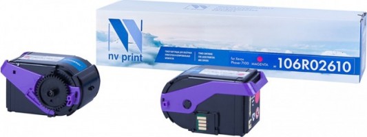 Картридж NV Print 106R02610 Пурпурный для принтеров Xerox Phaser 7100, 9000 страниц