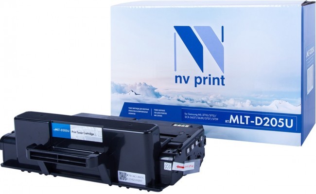 Картридж NV Print MLT-D205U для принтеров Samsung ML-3710/ 3712/ SCX-5637/ 5639/ 5737/ 5739, 15000 страниц